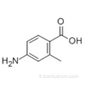 Acide 4-amino-2-méthylbenzoïque CAS 2486-75-1